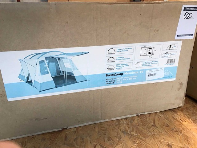 Basecamp mendoza iv tunneltent kampeertent - afbeelding 2 van  3