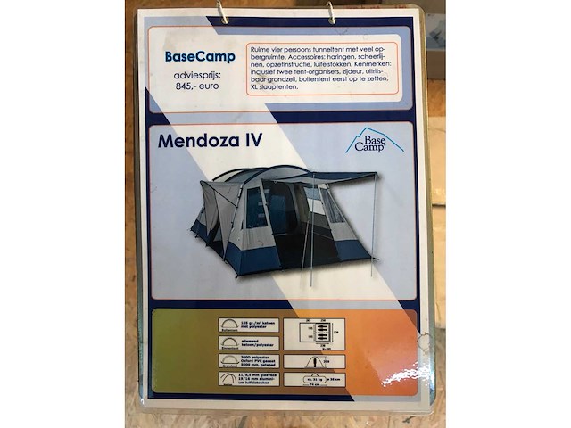 Basecamp mendoza iv tunneltent kampeertent - afbeelding 2 van  2