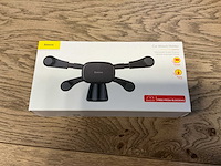 Baseus auto telefoon houder zwart (2x) - afbeelding 1 van  2