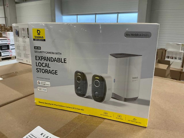 Baseus security n1+ outdoor camera 2k beveiligingscamera kit (51x) - afbeelding 3 van  7