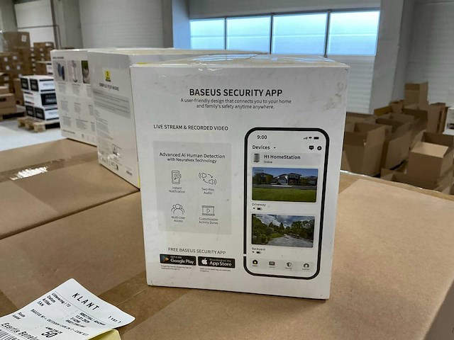 Baseus security n1+ outdoor camera 2k beveiligingscamera kit (51x) - afbeelding 4 van  7