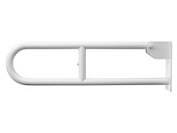 Basic toiletbeugel opklapbaar70 cm wit - afbeelding 2 van  6