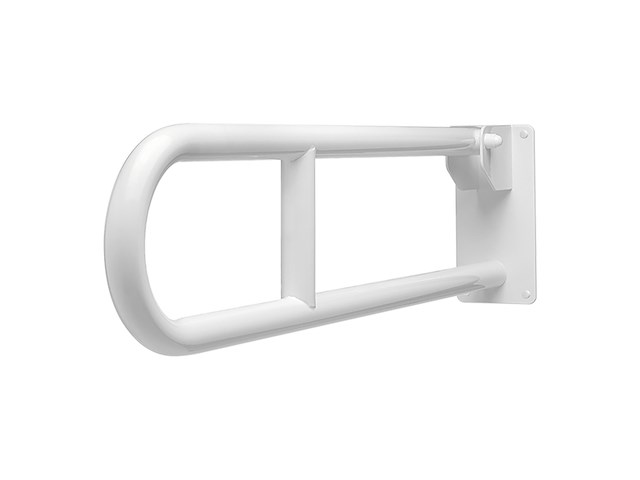 Basic toiletbeugel opklapbaar70 cm wit - afbeelding 4 van  6