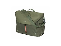 Basil b-safe commuter fiets laptoptas nordlicht 17 liter olijfgroen - afbeelding 1 van  4