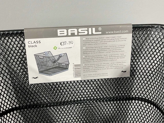 Basil class schooltas fietsmand - afbeelding 2 van  2