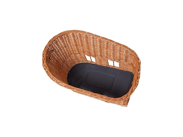 Basil mand voor honden 30 - 45 cm met adapterplaat - bruin - afbeelding 4 van  4