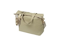 Basil manhattan commuter fiets laptop tas 12l waterdicht laptopvak taupe