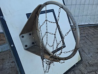 Basketbalnet met paal - afbeelding 3 van  5
