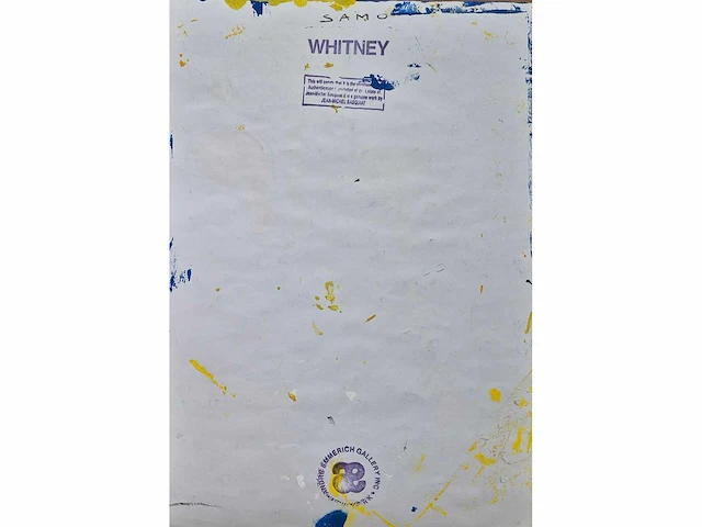 Basquiat-gouache/acryl op papier - afbeelding 3 van  3