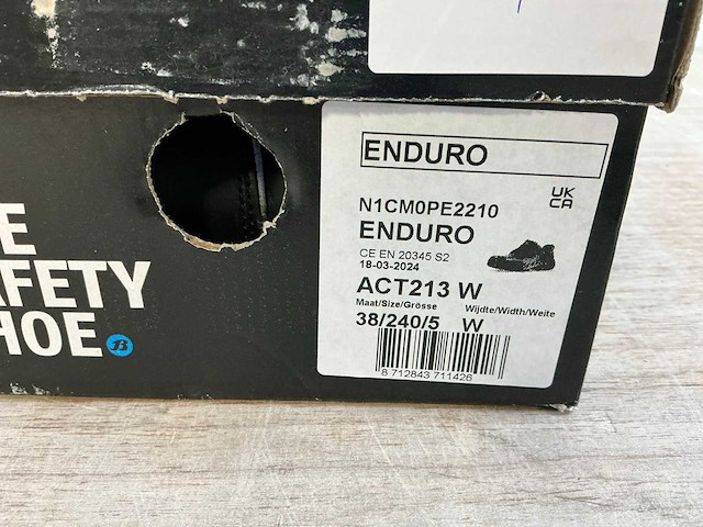 Bata enduro act213 veiligheidsschoenen - maat 38 (3x) - afbeelding 2 van  23