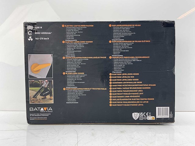 Batavia - elektric leaf blower/vacuum - bladblazer - afbeelding 3 van  3