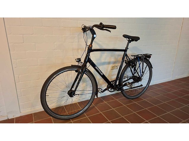 Batavus dinsdag herenfiets heren fiets belt-drive zwart - afbeelding 2 van  6