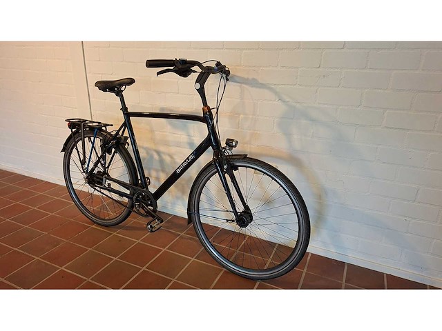 Batavus dinsdag herenfiets heren fiets belt-drive zwart - afbeelding 5 van  6