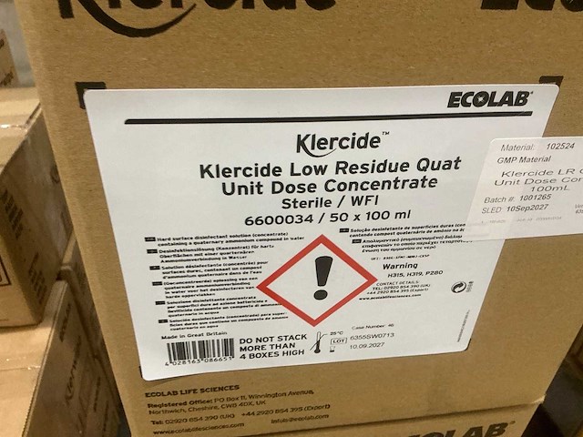 Batch ecolab klercide/klerwipe steriele doekjes, spuitfles en navulling - afbeelding 4 van  13