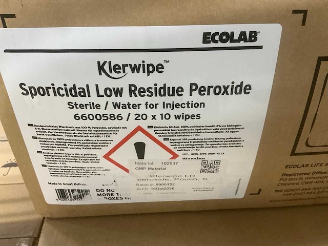 Batch ecolab klercide/klerwipe steriele doekjes, spuitfles en navulling - afbeelding 3 van  13