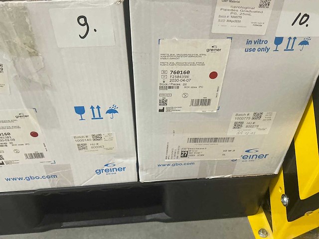 Batch greiner-buizen, celkweekkolven en pipetten - afbeelding 8 van  11
