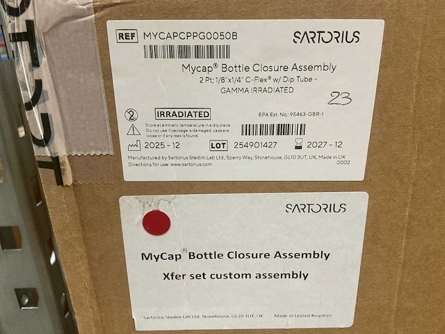 Batch van cleanroomdoekjes en mycap flessluiting - afbeelding 4 van  8
