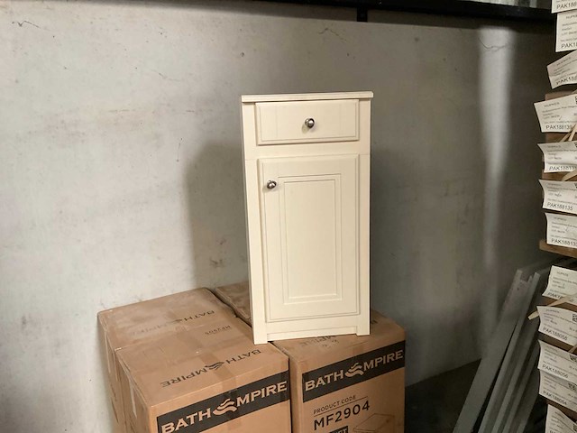 Bath empire badkamerkast beige - 34x40x80 cm (4x) - afbeelding 1 van  6