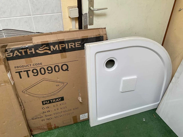 Bath empire douchebak - 90x90 cm - afbeelding 1 van  1