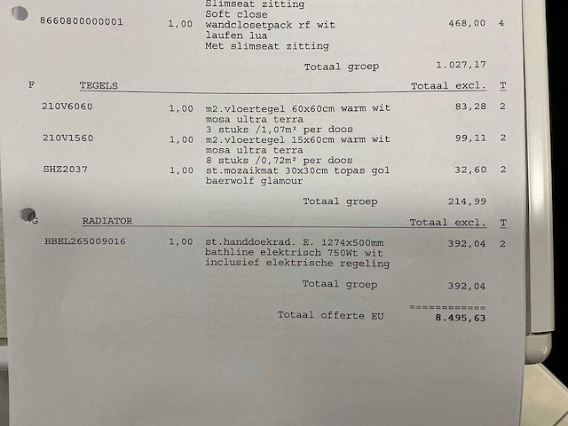 Bathline 750watt elektrische designradiator - afbeelding 4 van  4