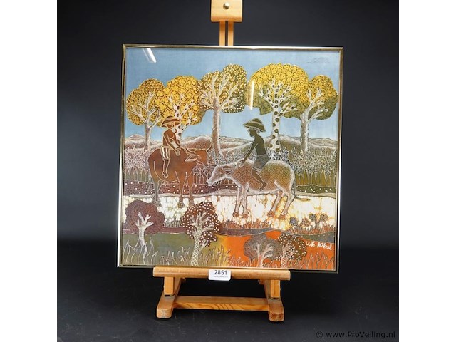 Batik kunst - afbeelding 1 van  5