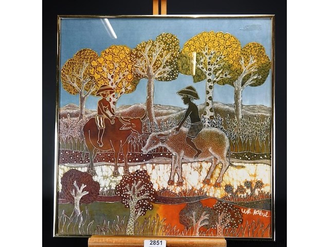 Batik kunst - afbeelding 2 van  5