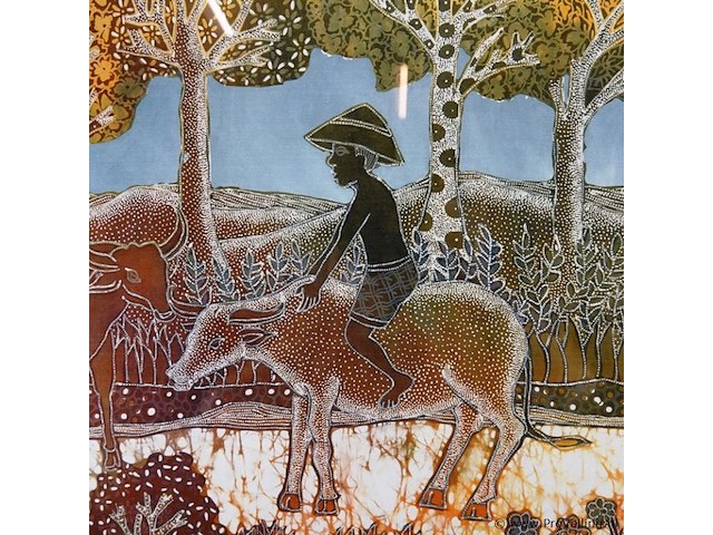 Batik kunst - afbeelding 3 van  5