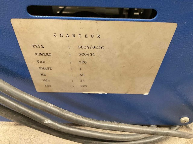 Batterie classique bb24/025g acculader - afbeelding 3 van  5