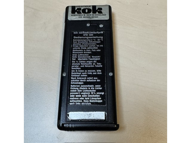 Batterijmeter en vochtmeter - afbeelding 4 van  4
