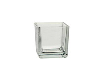 Battery box glas 10x10x10cm transparant 6/tra (1179x) - afbeelding 1 van  1