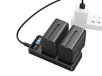Battery & charger kit smallrig, 3823 np-f970, zwart - afbeelding 3 van  3