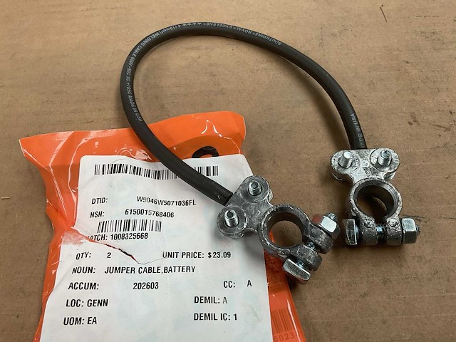 Battery jumper cable (2x) - afbeelding 1 van  4