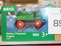 Battery power engine locomotief brio met batterij motor. - afbeelding 1 van  1