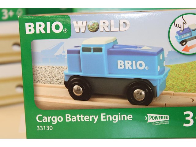 Battery power engine locomotief brio met batterij motor. - afbeelding 2 van  2