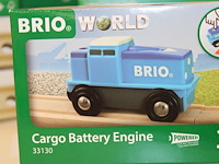 Battery power engine locomotief brio met batterij motor. - afbeelding 2 van  2