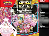 Battle deck pokémon, mega diancie, multicolor - afbeelding 2 van  3