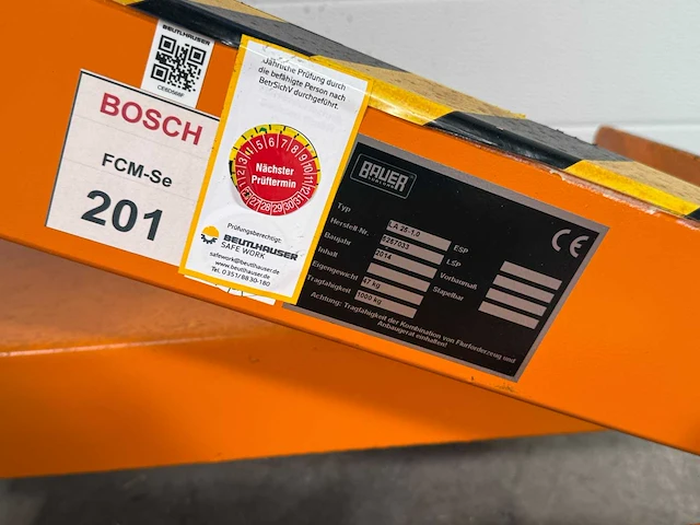Bauer - 2014 - la 25-1.0 - hijsjib - afbeelding 2 van  5