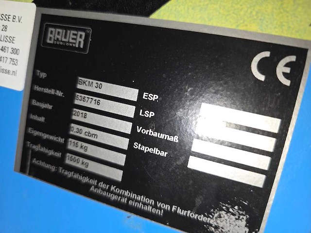Bauer - 2018 - bkm 30 - kiepcontainer - afbeelding 7 van  7