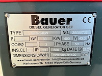 Bauer - gfs-24kw - noodstroomaggregaat - 33 kva (ongebruikt) - afbeelding 7 van  16