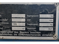 Bauer 801.070 - 0.3m3 zelfkiepende mobiele containerbak - afbeelding 4 van  5