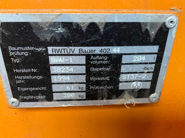 Bauer baw 1 olie opvangbak (8x) - afbeelding 4 van  18