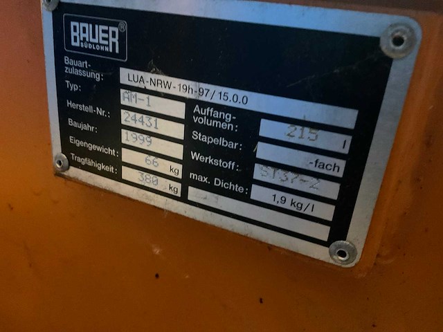 Bauer baw 1 olie opvangbak (9x) - afbeelding 2 van  14