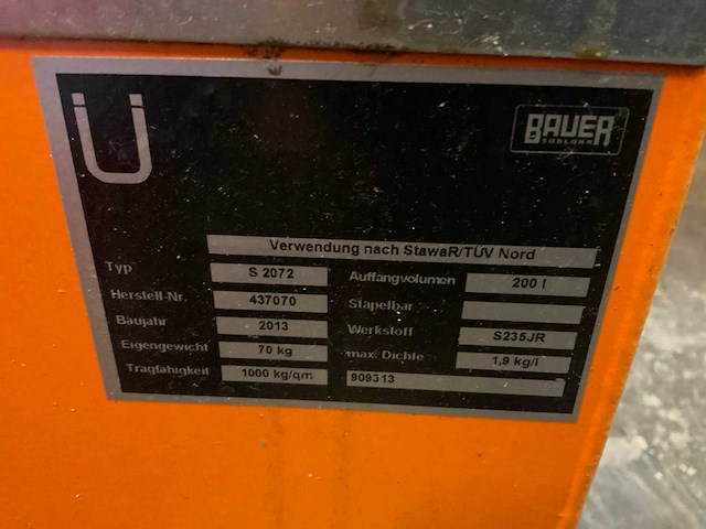 Bauer baw 1 olie opvangbak (9x) - afbeelding 6 van  14