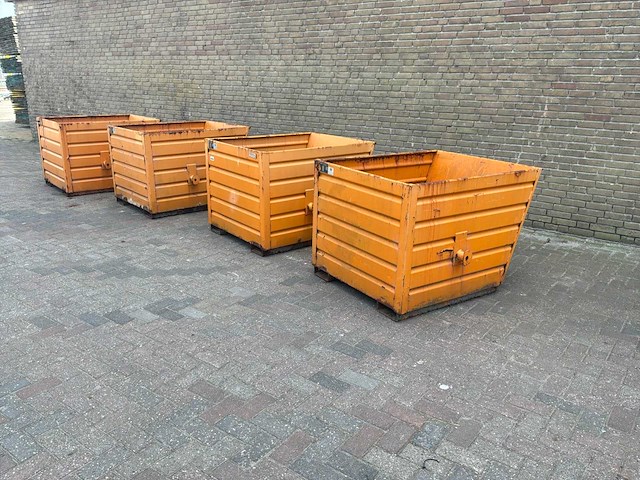 Bauer bsk90 stapelbare kiepbak (2x) - afbeelding 1 van  7