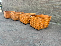 Bauer bsk90 stapelbare kiepbak (2x) - afbeelding 1 van  7