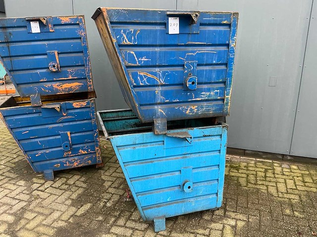 Bauer bss55 / bsk55 kiepbare afvalcontainer (4x) - afbeelding 3 van  5