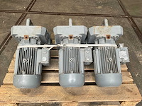 Bauer elektromotor met reductiekast (3x) - afbeelding 3 van  3