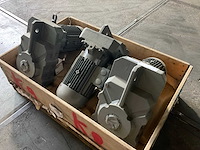 Bauer elektromotor met reductiekast (3x) - afbeelding 2 van  4
