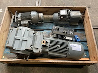 Bauer elektromotor met reductiekast (3x) - afbeelding 4 van  5