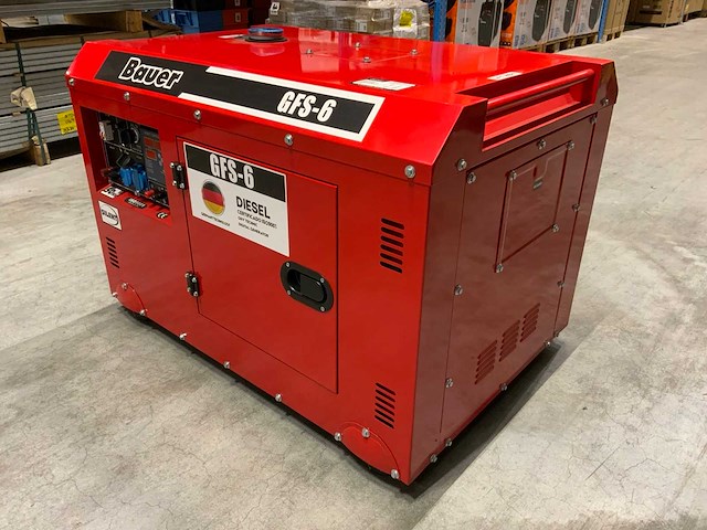 Bauer gfs-6 diesel generator 6.5kva - afbeelding 8 van  11